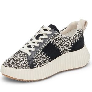 Dolce Vita Black and White Chunky Sneakers